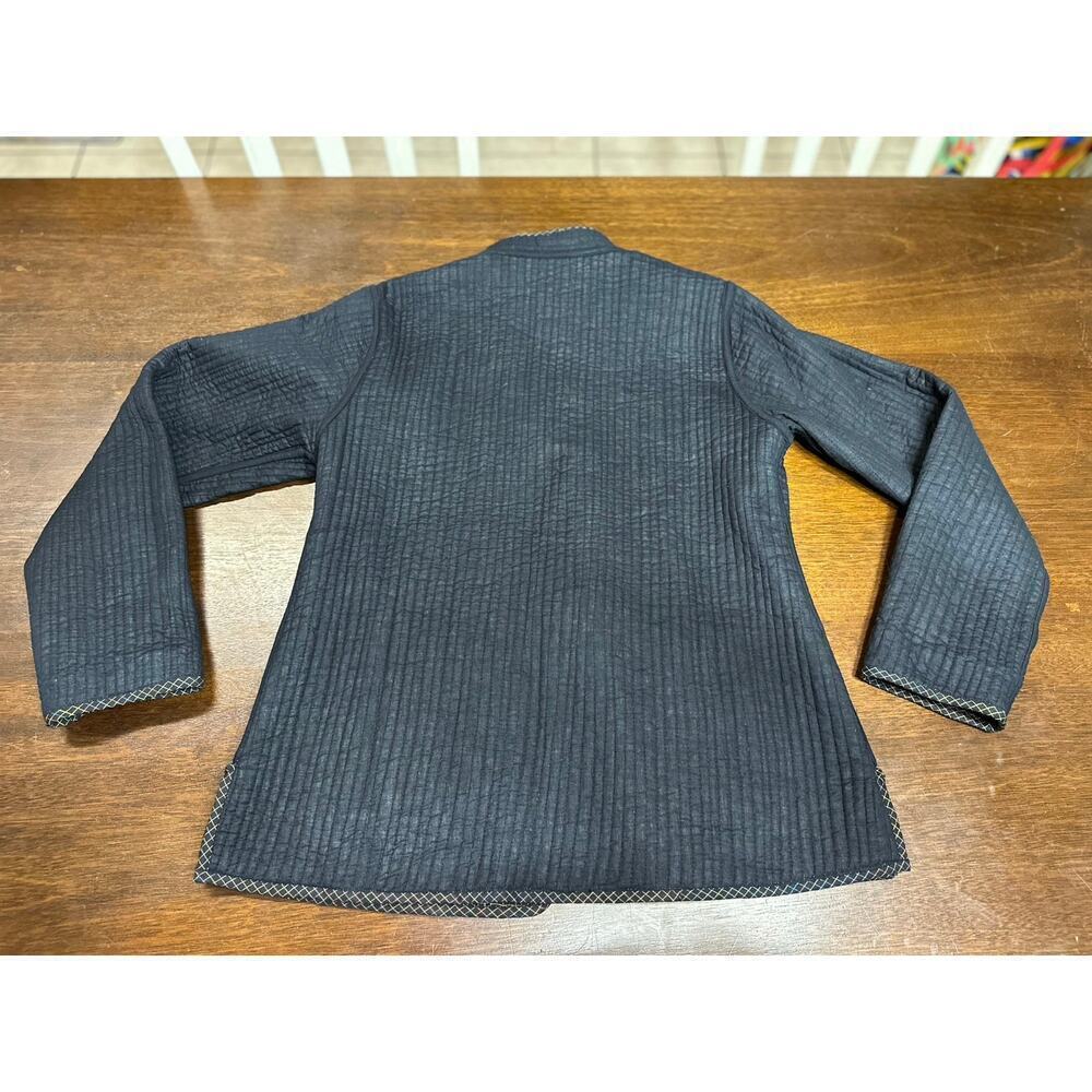 Reversible Lagenlook Cottage Quilted Jacket Women XL Colorful Artsy Texture - Picture 8 of 14